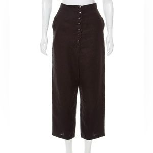 Black Linen Trouser Shaina Mote US4